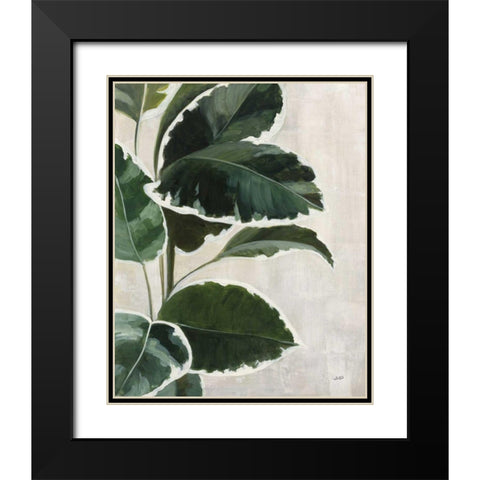 Tropical Study I Black Modern Wood Framed Art Print with Double Matting by Purinton, Julia