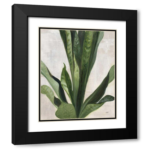 Tropical Study III Black Modern Wood Framed Art Print with Double Matting by Purinton, Julia