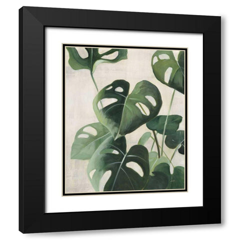 Tropical Study IV Black Modern Wood Framed Art Print with Double Matting by Purinton, Julia