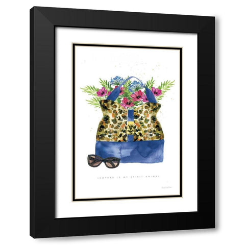 On the Wild Side I Black Modern Wood Framed Art Print with Double Matting by Charro, Mercedes Lopez
