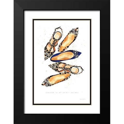 On the Wild Side III Black Modern Wood Framed Art Print with Double Matting by Charro, Mercedes Lopez