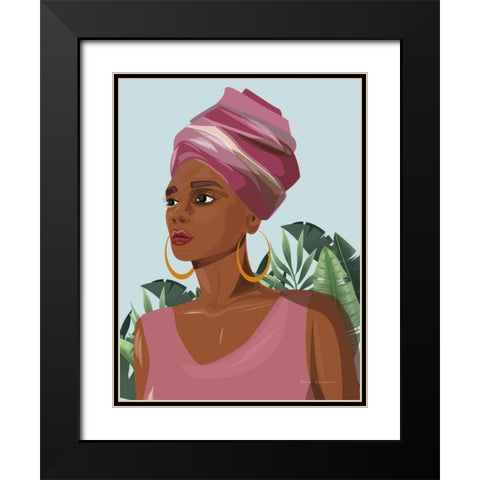 Strength and Beauty IV Black Modern Wood Framed Art Print with Double Matting by Escalante, Omar