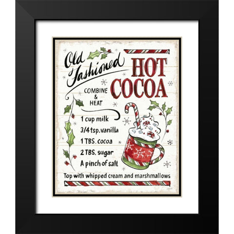 Christmas Treats VII Black Modern Wood Framed Art Print with Double Matting by Tavoletti, Anne