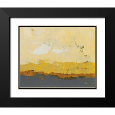 Golden Hour Black Modern Wood Framed Art Print with Double Matting by Munger, Pamela