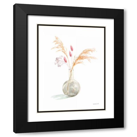 Everlasting Bouquet I Black Modern Wood Framed Art Print with Double Matting by Nai, Danhui