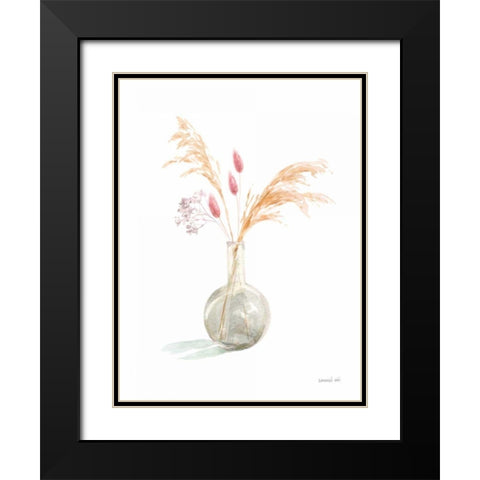 Everlasting Bouquet I Black Modern Wood Framed Art Print with Double Matting by Nai, Danhui