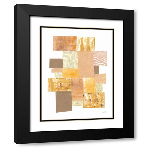 Building Blocks I Black Modern Wood Framed Art Print with Double Matting by Prahl, Courtney