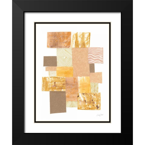 Building Blocks I Black Modern Wood Framed Art Print with Double Matting by Prahl, Courtney