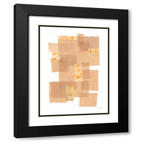 Building Blocks III Black Modern Wood Framed Art Print with Double Matting by Prahl, Courtney