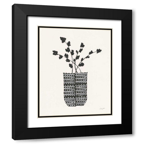 Shadow Vessel I Black Modern Wood Framed Art Print with Double Matting by Prahl, Courtney