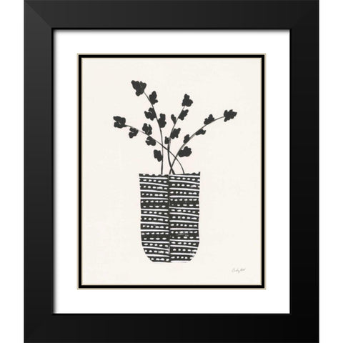 Shadow Vessel I Black Modern Wood Framed Art Print with Double Matting by Prahl, Courtney