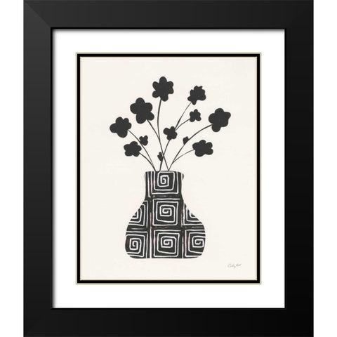 Shadow Vessel II Black Modern Wood Framed Art Print with Double Matting by Prahl, Courtney