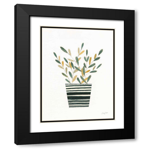 Herb Garden I Black Modern Wood Framed Art Print with Double Matting by Prahl, Courtney