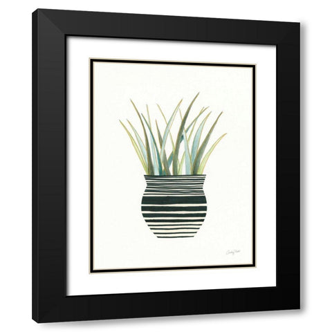 Herb Garden II Black Modern Wood Framed Art Print with Double Matting by Prahl, Courtney