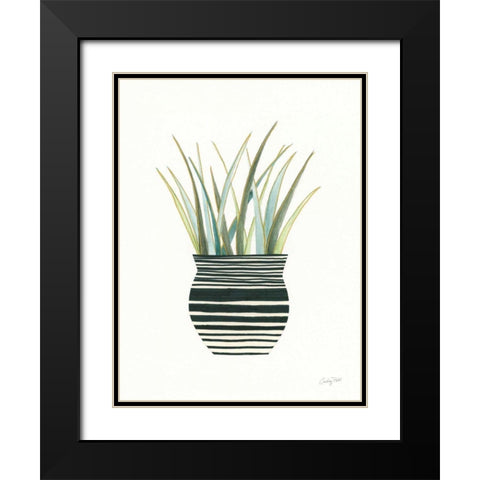 Herb Garden II Black Modern Wood Framed Art Print with Double Matting by Prahl, Courtney