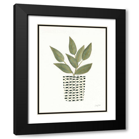 Herb Garden III Black Modern Wood Framed Art Print with Double Matting by Prahl, Courtney