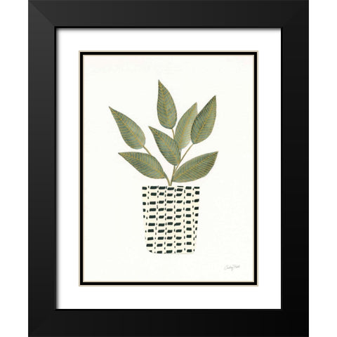 Herb Garden III Black Modern Wood Framed Art Print with Double Matting by Prahl, Courtney