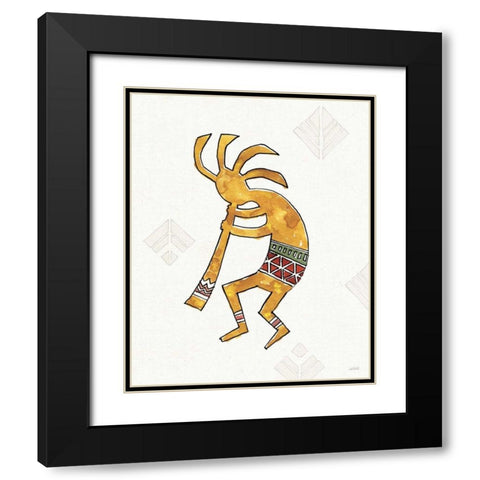 Southwest Flair III Black Modern Wood Framed Art Print with Double Matting by Tavoletti, Anne