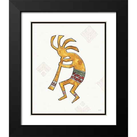 Southwest Flair III Black Modern Wood Framed Art Print with Double Matting by Tavoletti, Anne