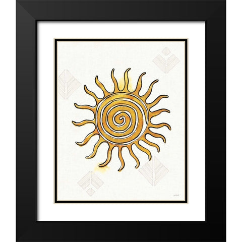 Southwest Flair V Black Modern Wood Framed Art Print with Double Matting by Tavoletti, Anne