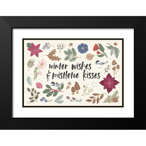 Winter Spirit I Black Modern Wood Framed Art Print with Double Matting by Marshall, Laura