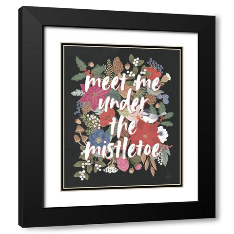 Winter Spirit VIII Black Modern Wood Framed Art Print with Double Matting by Marshall, Laura