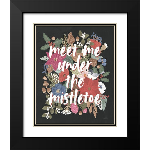 Winter Spirit VIII Black Modern Wood Framed Art Print with Double Matting by Marshall, Laura