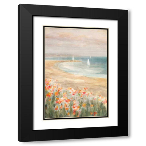 Around the Point I Black Modern Wood Framed Art Print with Double Matting by Nai, Danhui