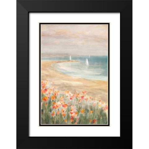 Around the Point I Black Modern Wood Framed Art Print with Double Matting by Nai, Danhui