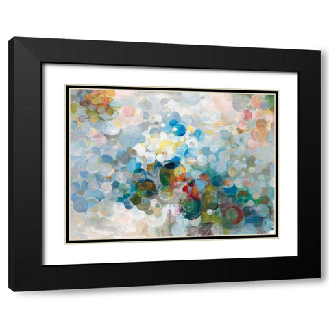 In the Loop Black Modern Wood Framed Art Print with Double Matting by Nai, Danhui