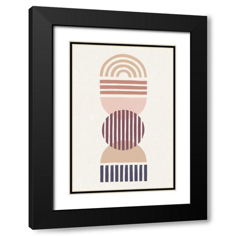 Modern Desert I Eventide Black Modern Wood Framed Art Print with Double Matting by Hershey, Moira