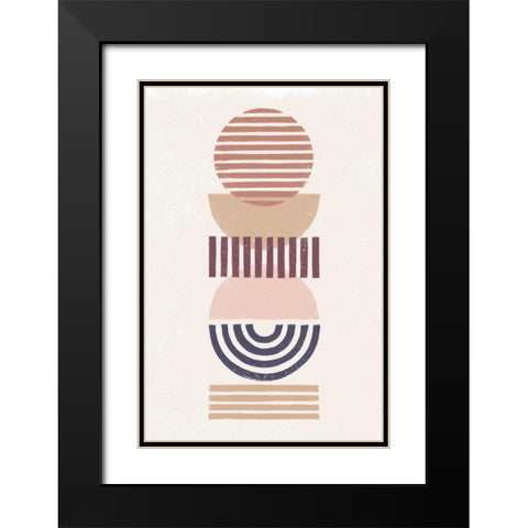 Modern Desert II Eventide Black Modern Wood Framed Art Print with Double Matting by Hershey, Moira