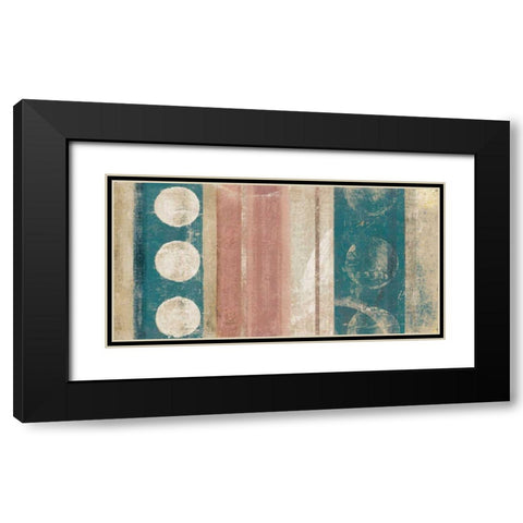 Bora Eventide Black Modern Wood Framed Art Print with Double Matting by Silva, Roque