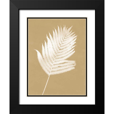 Nature by the Lake Ferns III Brown Black Modern Wood Framed Art Print with Double Matting by Rhue, Piper
