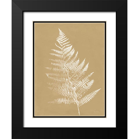 Nature by the Lake Ferns VI Brown Black Modern Wood Framed Art Print with Double Matting by Rhue, Piper