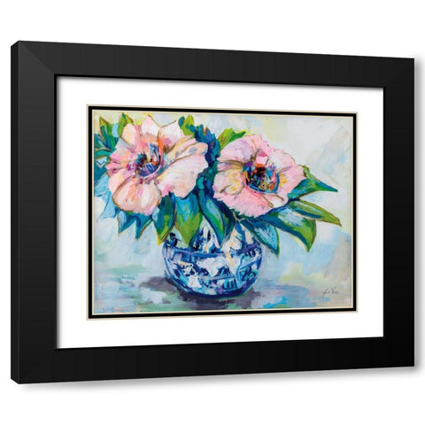 Charming Black Modern Wood Framed Art Print with Double Matting by Vertentes, Jeanette