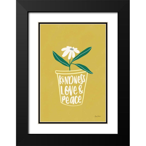 Home Grown II Black Modern Wood Framed Art Print with Double Matting by Thorns, Becky