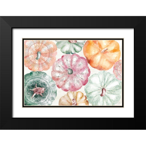 Harvest Touch I Black Modern Wood Framed Art Print with Double Matting by June, Dina