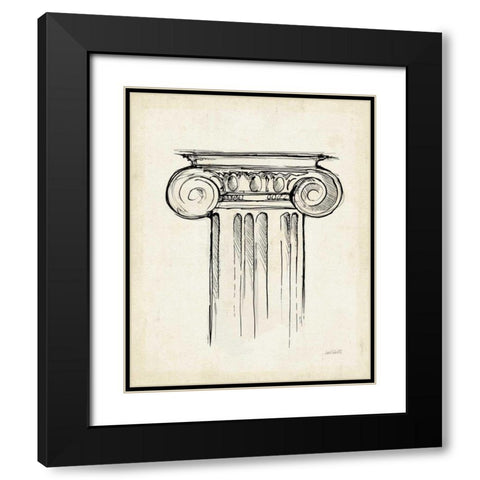 Museum Sketches V Off White Black Modern Wood Framed Art Print with Double Matting by Tavoletti, Anne