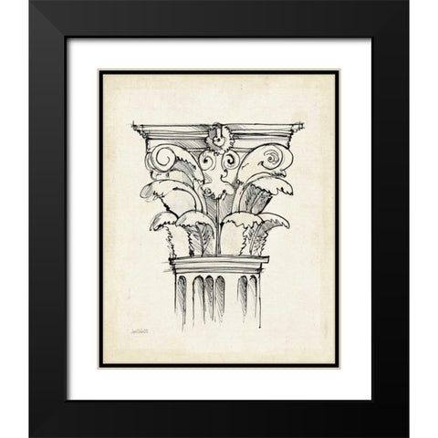 Museum Sketches VI Off White Black Modern Wood Framed Art Print with Double Matting by Tavoletti, Anne