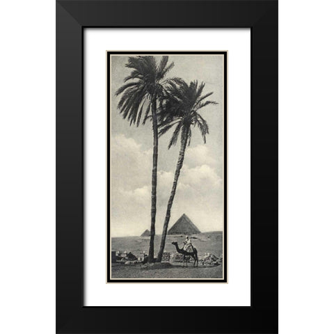 Cairo IV Crop Black Modern Wood Framed Art Print with Double Matting by Wild Apple Portfolio