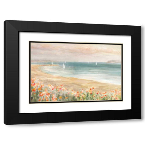 Around the Point III Black Modern Wood Framed Art Print with Double Matting by Nai, Danhui