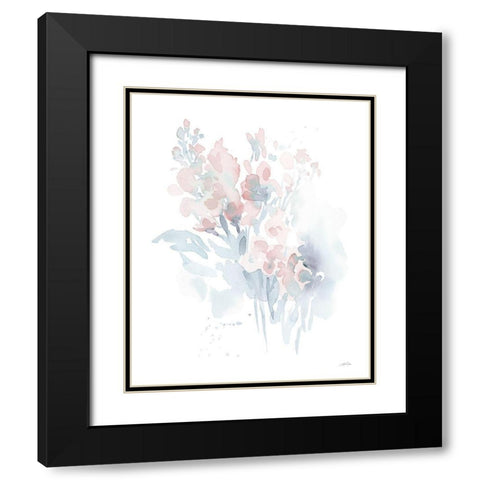Fresh Blooms I Black Modern Wood Framed Art Print with Double Matting by Pete, Katrina