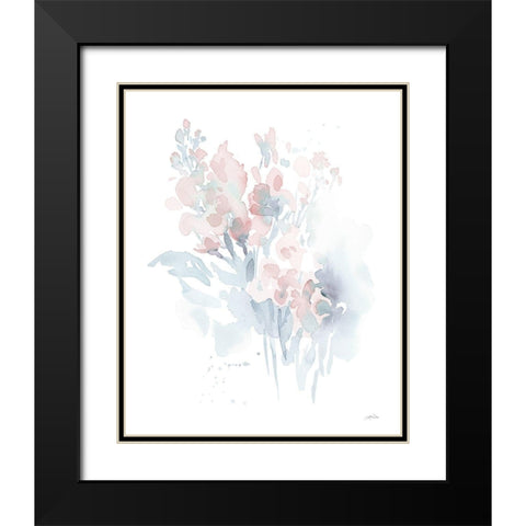 Fresh Blooms I Black Modern Wood Framed Art Print with Double Matting by Pete, Katrina