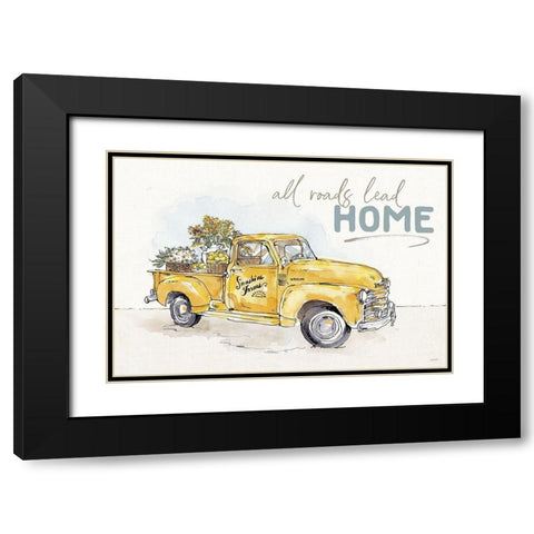 Farmhouse Flea Market I Black Modern Wood Framed Art Print with Double Matting by Tavoletti, Anne
