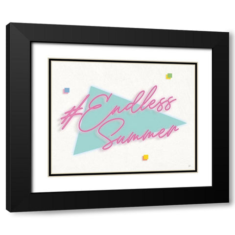 Endless Summer I Black Modern Wood Framed Art Print with Double Matting by Aiken, Jess