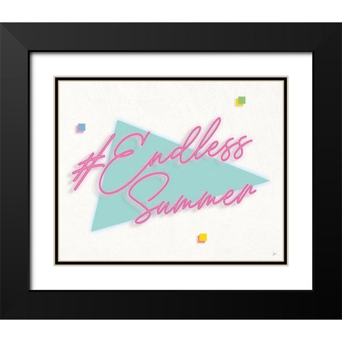 Endless Summer I Black Modern Wood Framed Art Print with Double Matting by Aiken, Jess