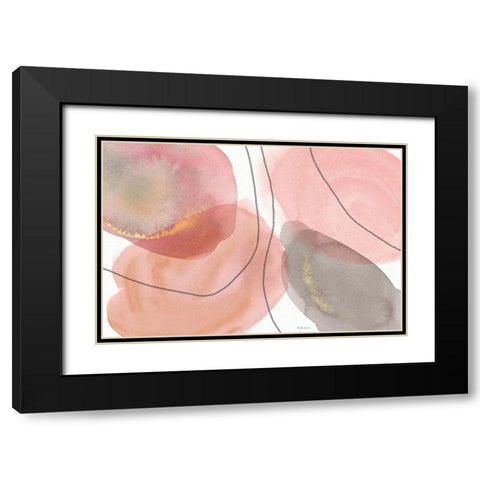 Petal Passion X Soft Boho Black Modern Wood Framed Art Print with Double Matting by Grove, Beth