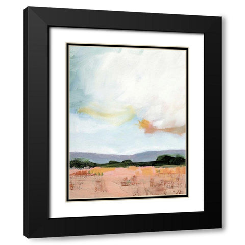 Sky Reflection Black Modern Wood Framed Art Print with Double Matting by Munger, Pamela