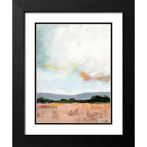 Sky Reflection Black Modern Wood Framed Art Print with Double Matting by Munger, Pamela